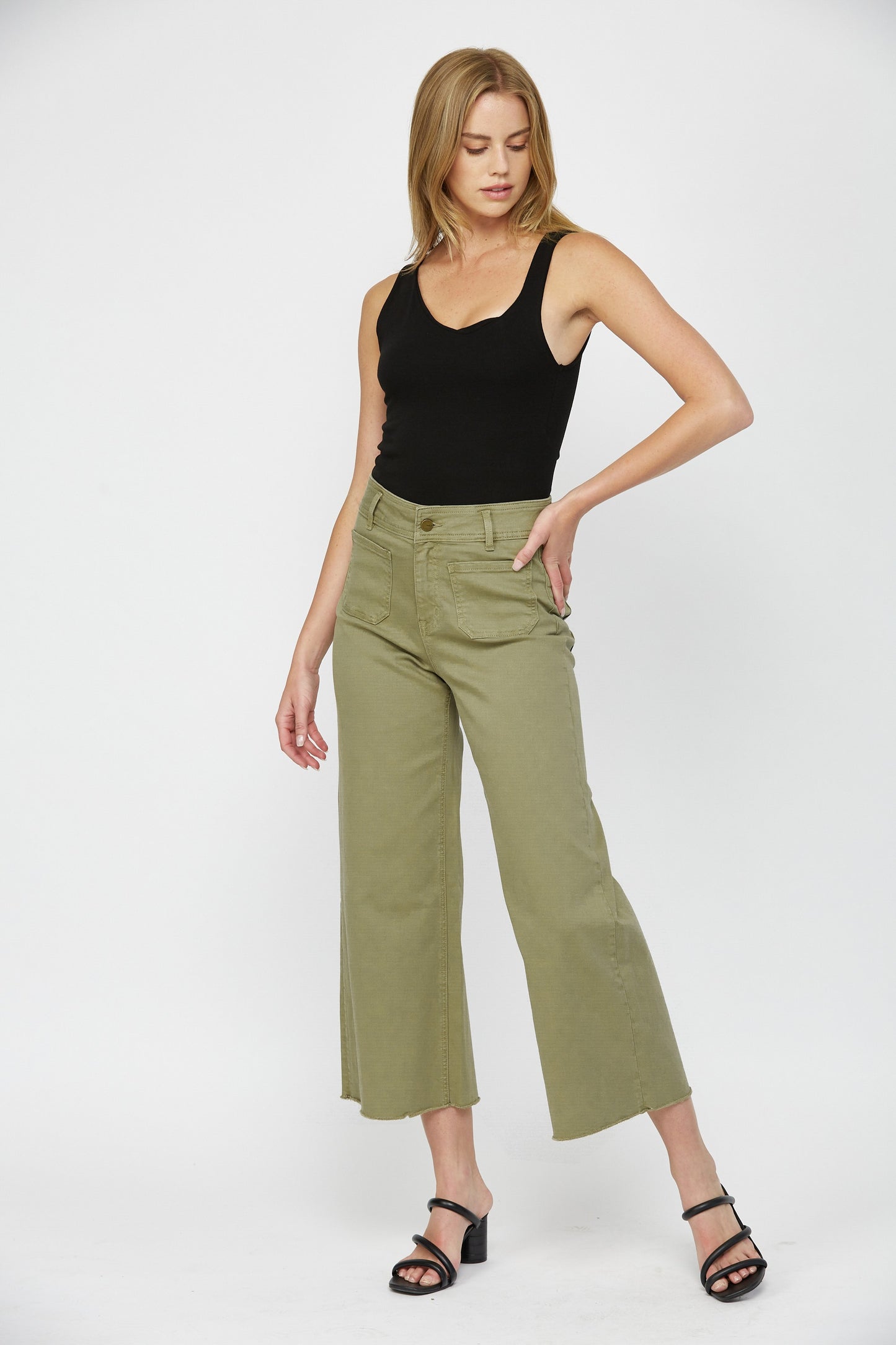 OLIVIA SUPER HIGH RISE WIDE CROP