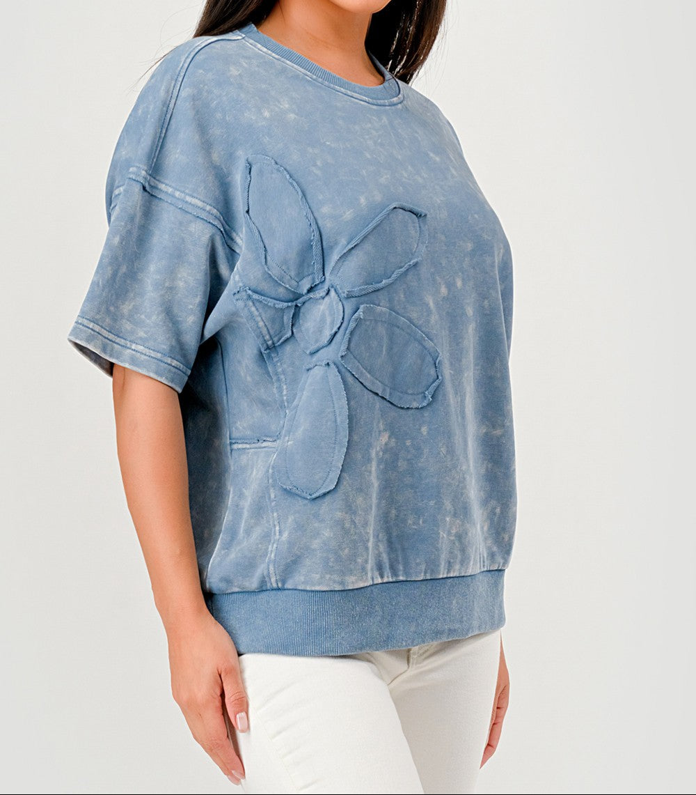 Spring Blues Top