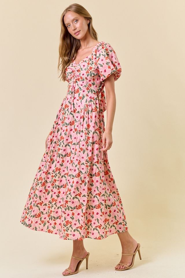 boho chic, summer dress, hippie dress, dresses, summer fashion, Sunday best, princess cut dress, spring dress, Easter, open back dress