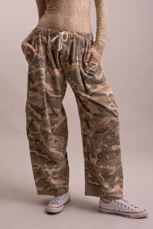 Paint Spatter Camo Pants