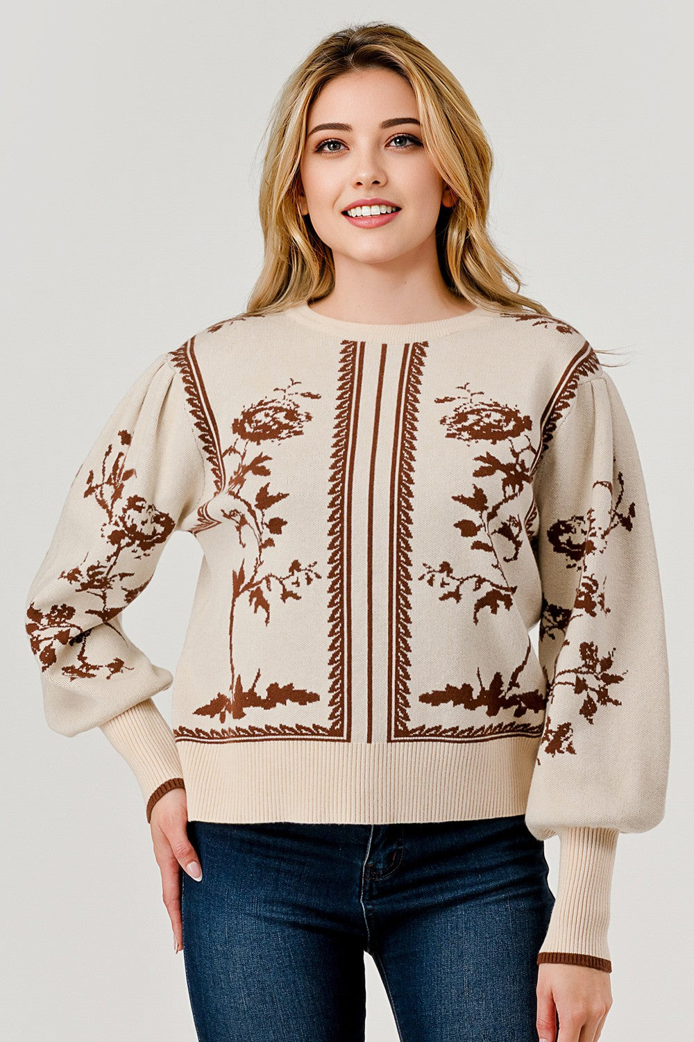 Vintage Blooms Sweater