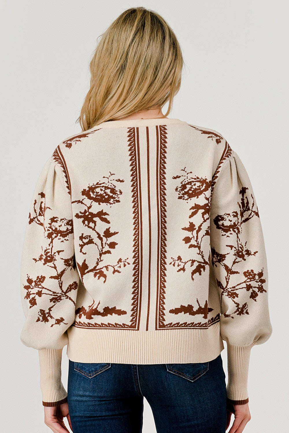 Vintage Blooms Sweater