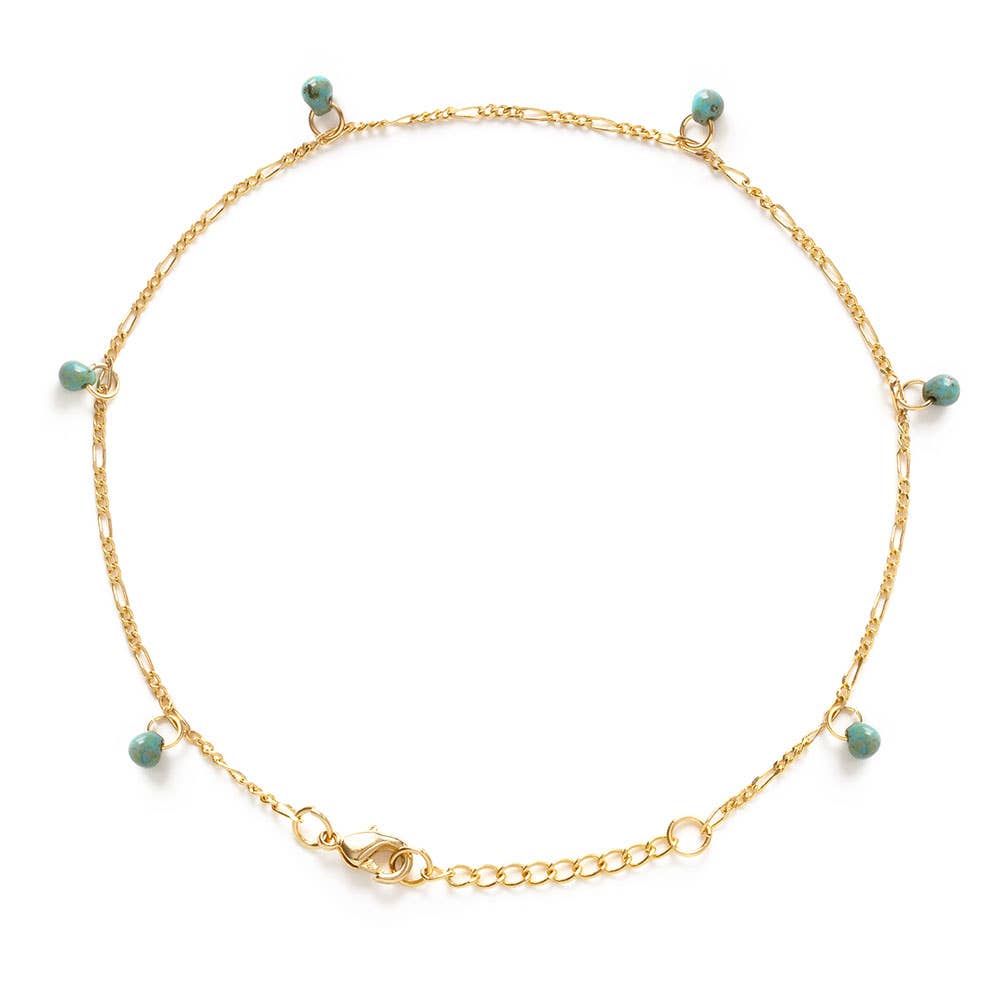 Japanese Drop Bead Anklet
