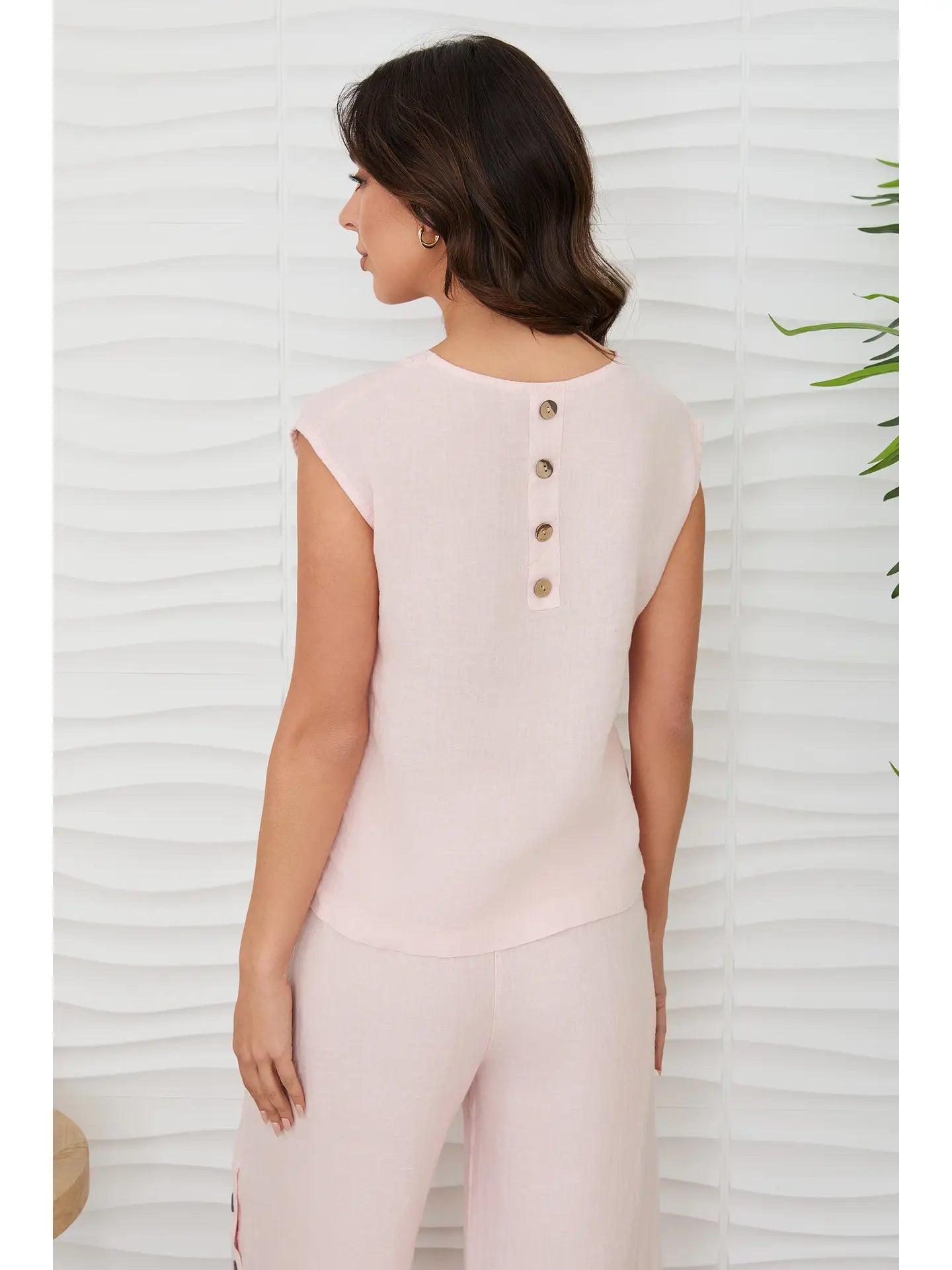 Boho Linen Top