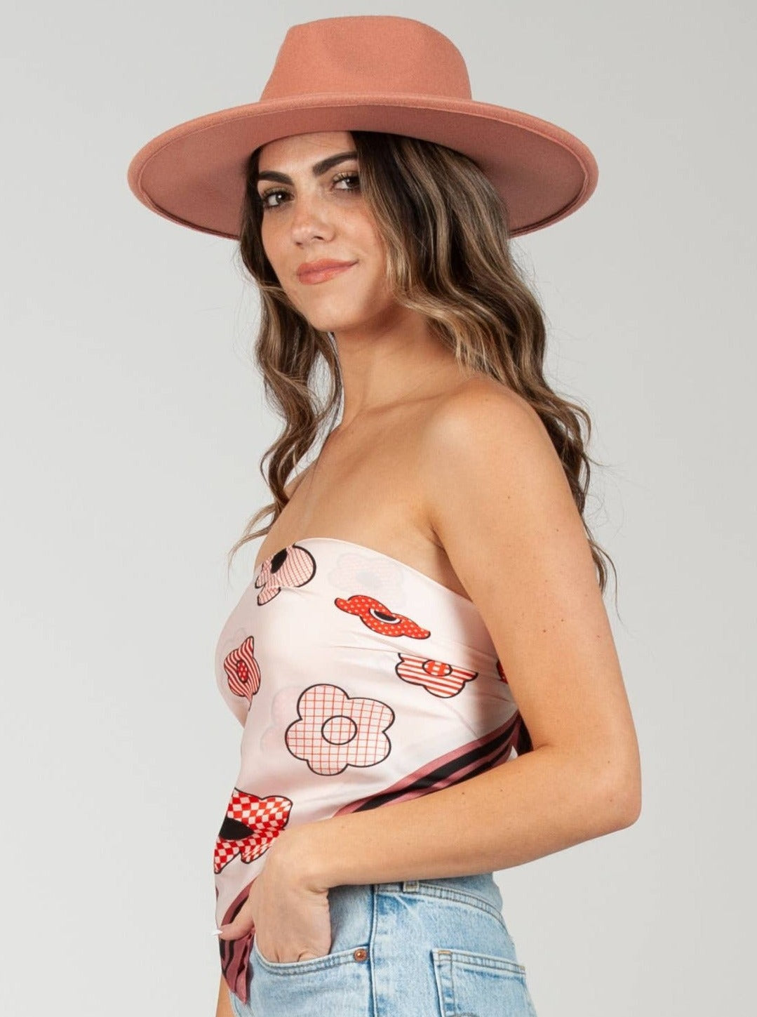 Flower Power Large Silk Scarf