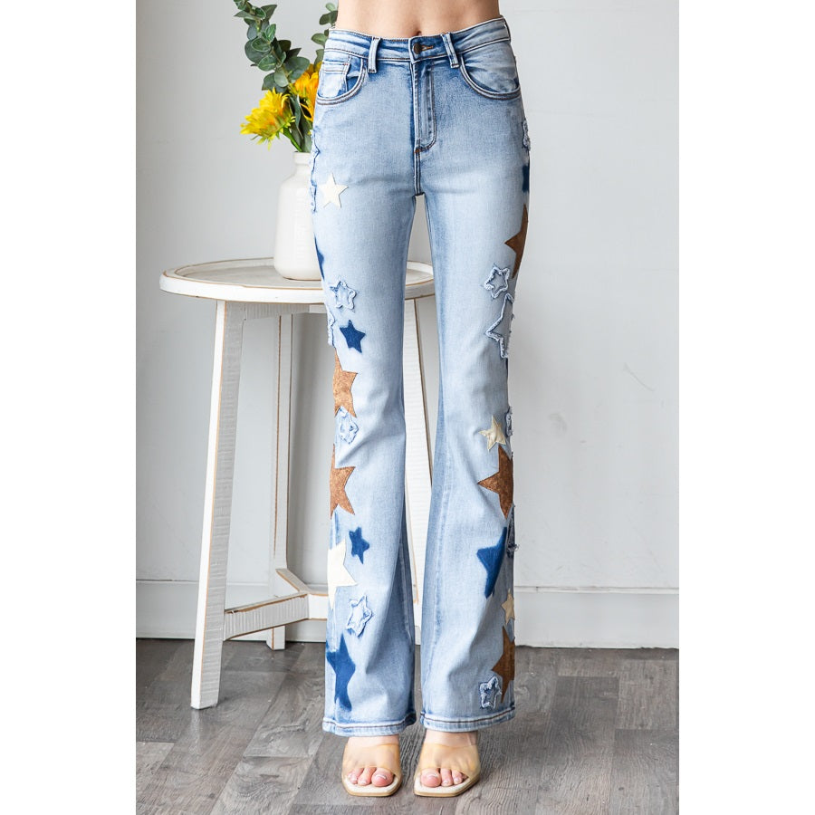 Starry Patch Jeans
