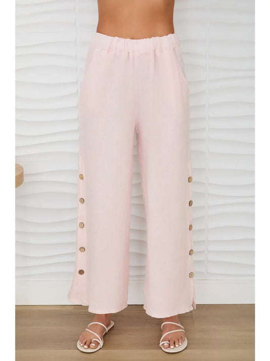 Linen Drift Palazzo Pants