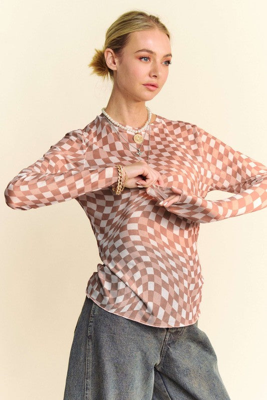 Check Me Out Long Sleeve Top
