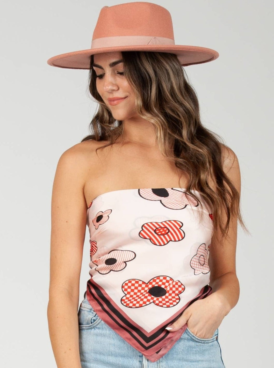 Flower Power Large Silk Scarf