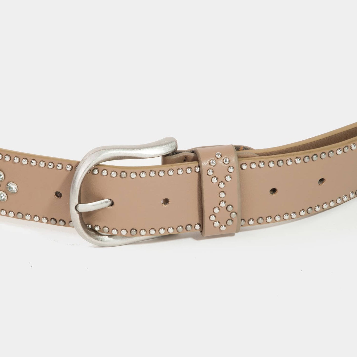 Rhinestone Studded Belt