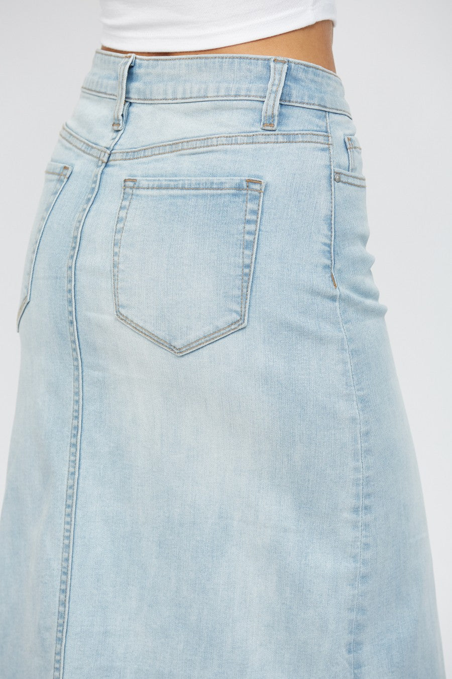 The Pelagios Denim Skirt
