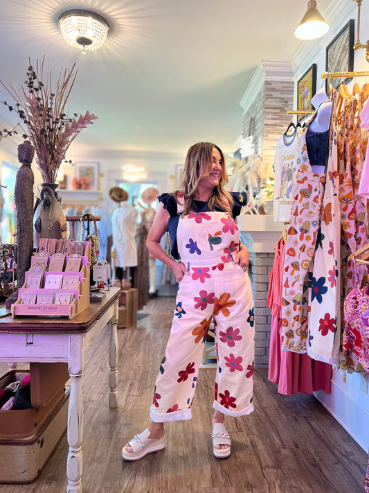 Wild Daisies Overalls