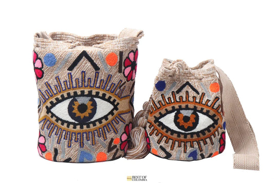 Evil Eye Wayuu Bag