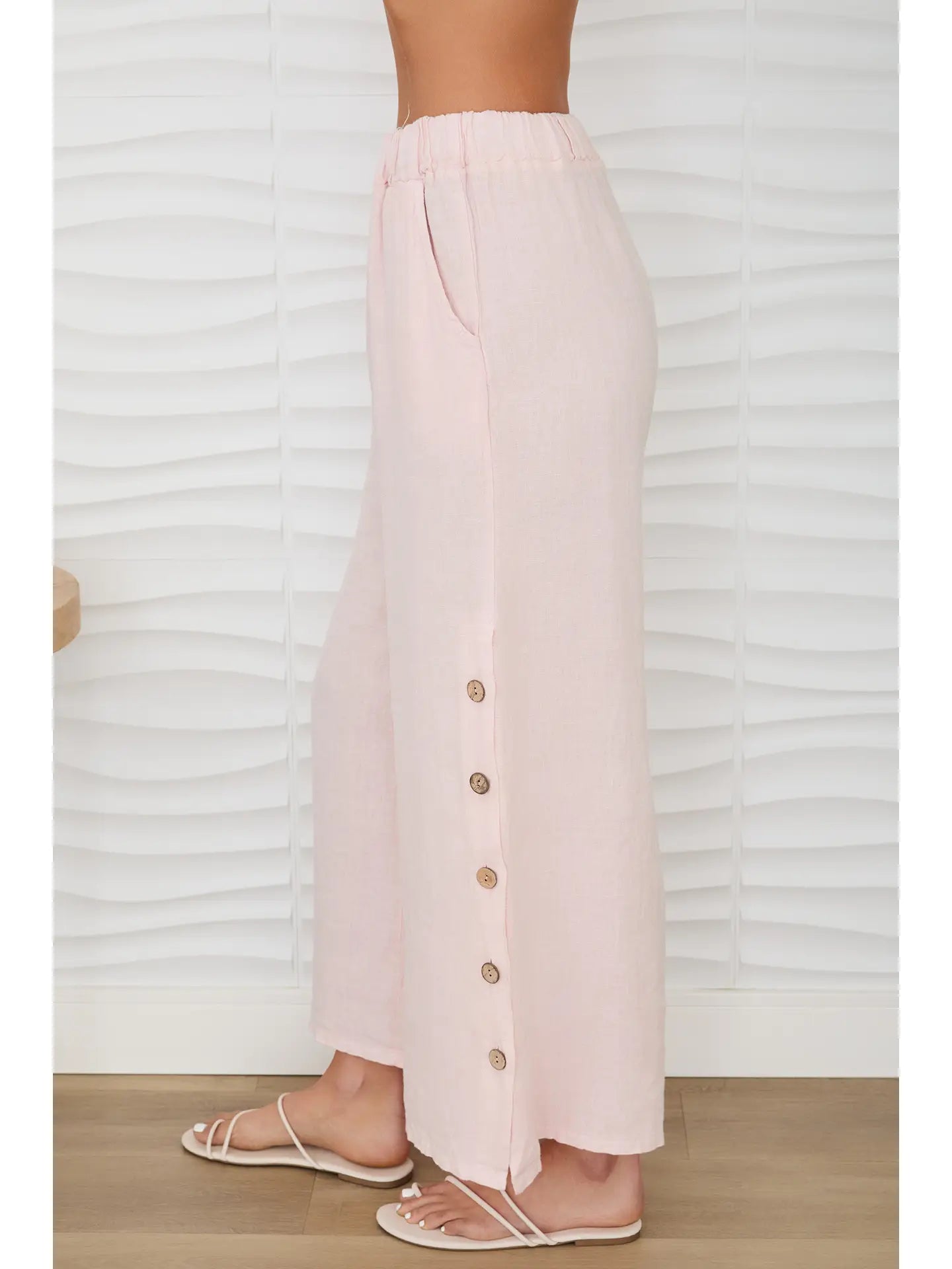 Linen Drift Palazzo Pants