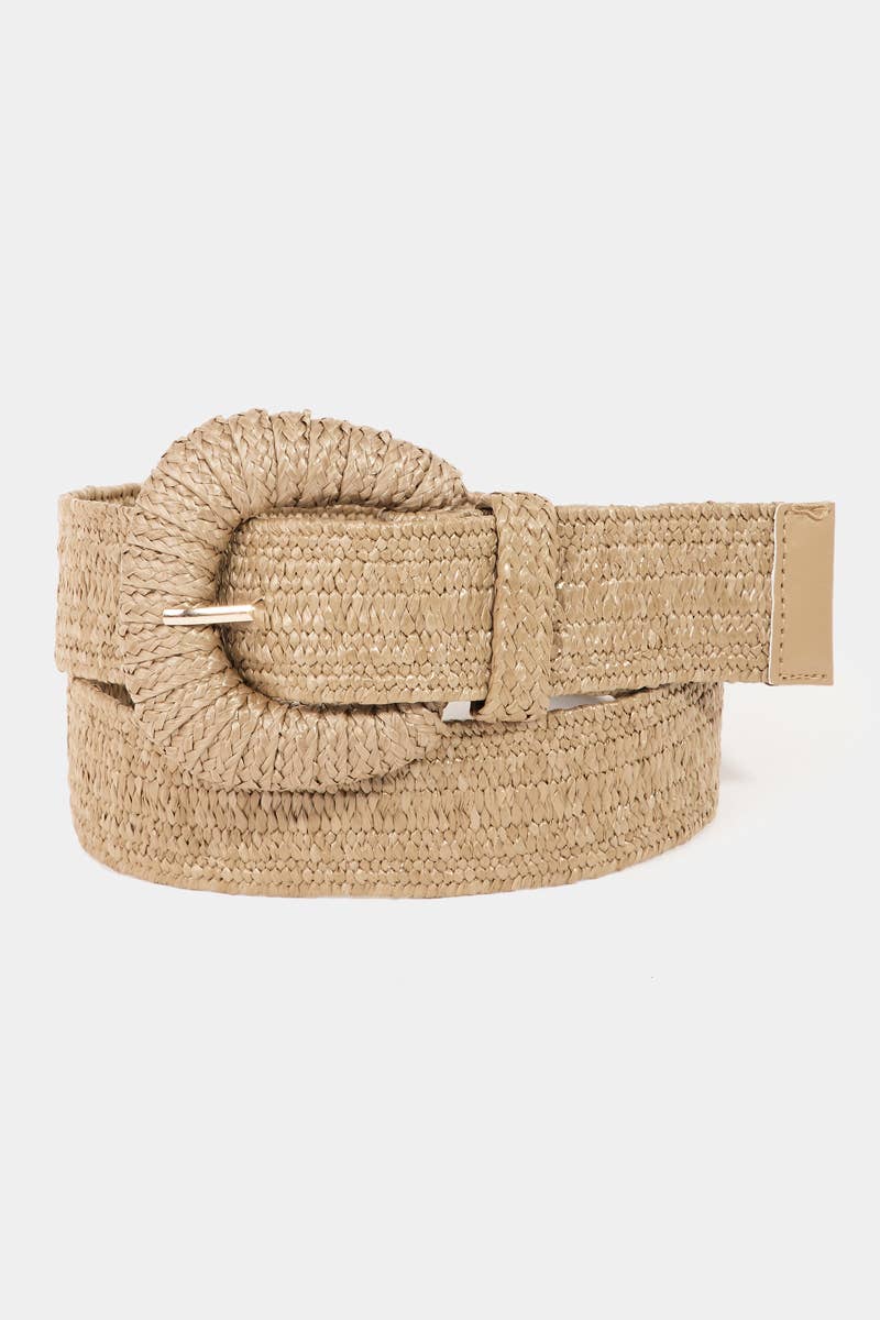 Braided Elastic Fashion Belt