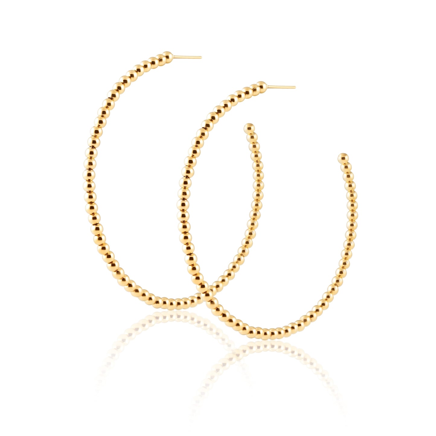 The Chelsea Beaded Hoops