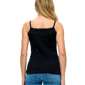 Patchwork Razor Cut Tank