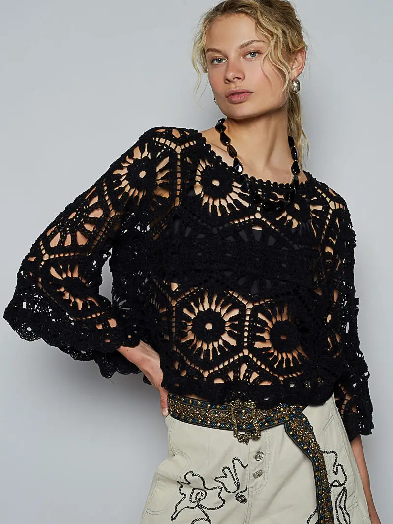 Gypsy Rose Crochet Top