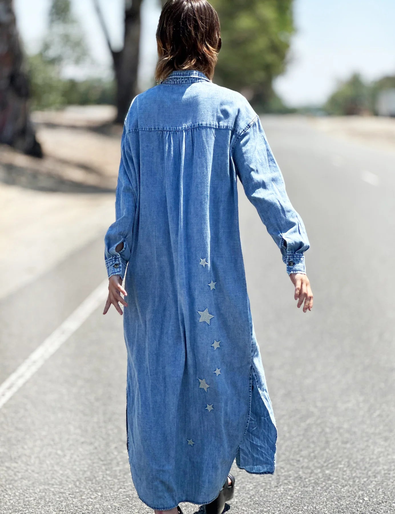 Festival Embroidered Shirtdress