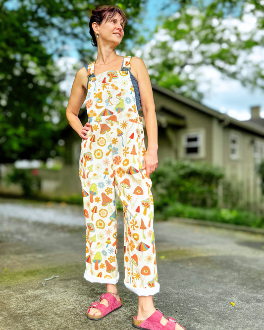 Groovy Mushroom Overalls