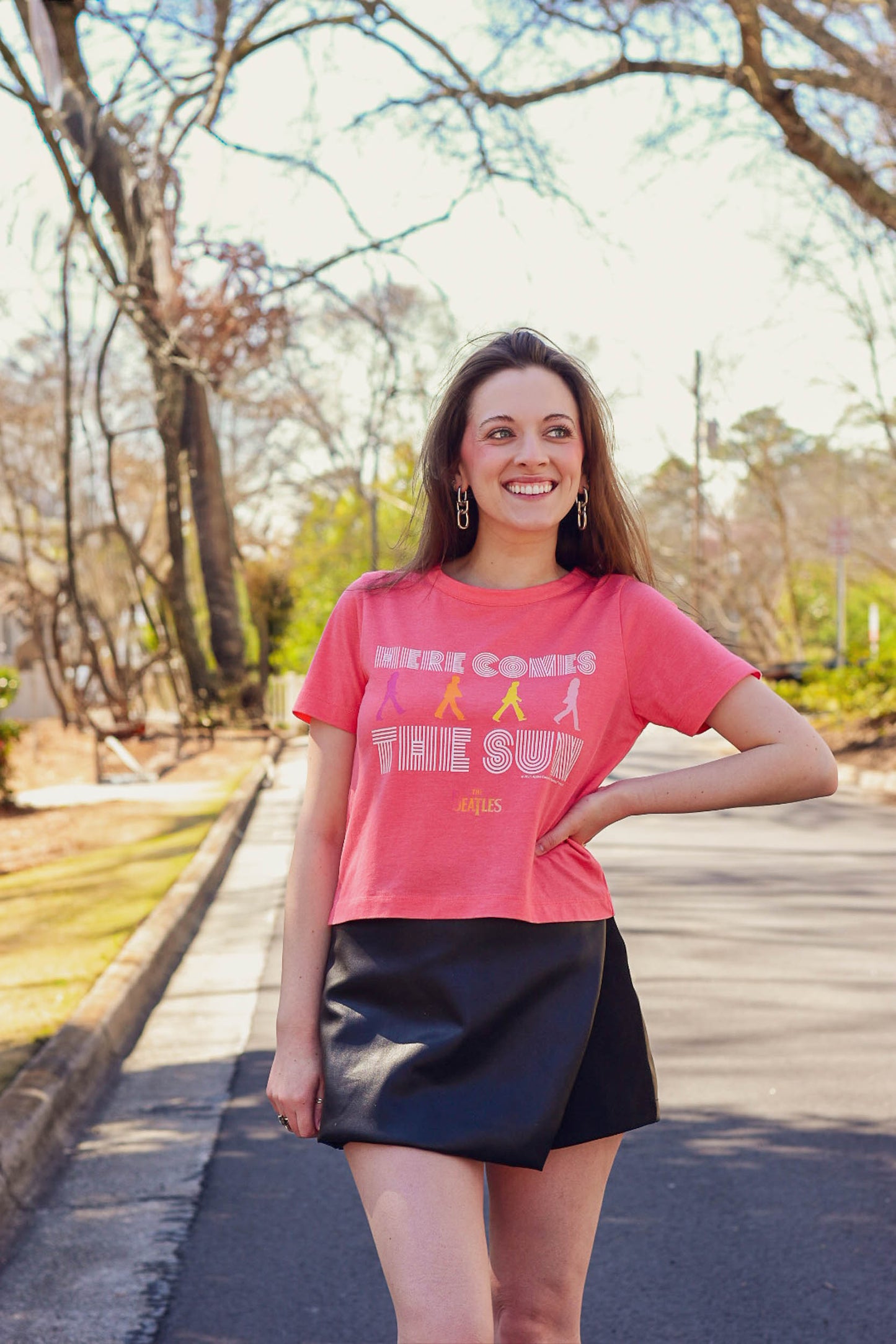 the beatles t-shirt, here comes the sun shirt, beatles crop top, hippie t-shirt, hippie band t-shirt