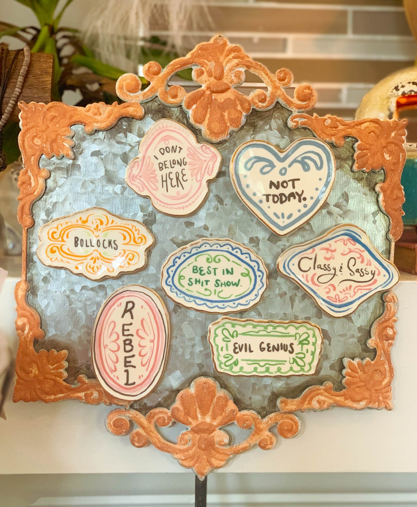 Sassy Stoneware Magnets