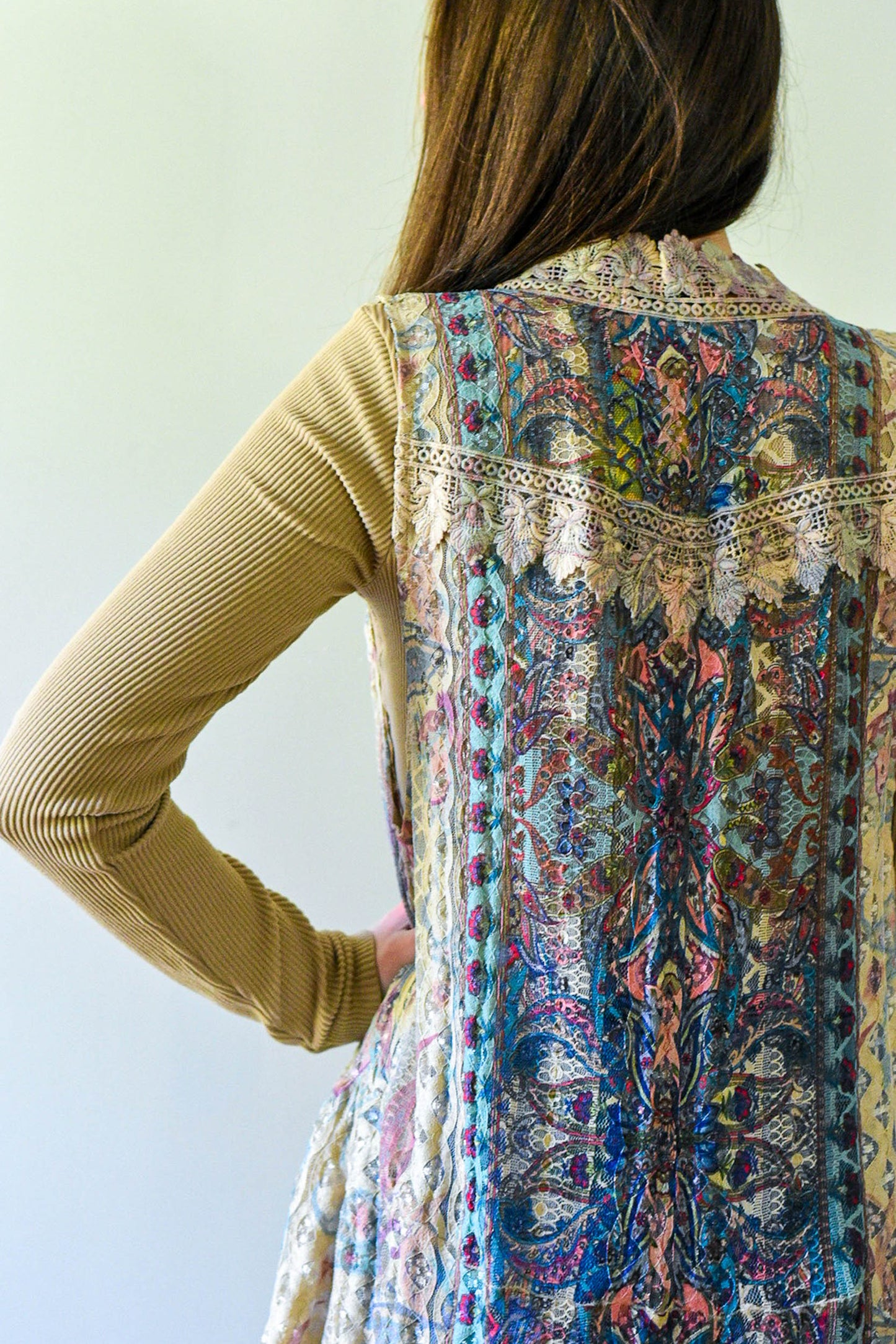 boho, bohemian, boho chic, vest, hippie vest, open hippie vest, free people inspired, lace vest, hippie fashion