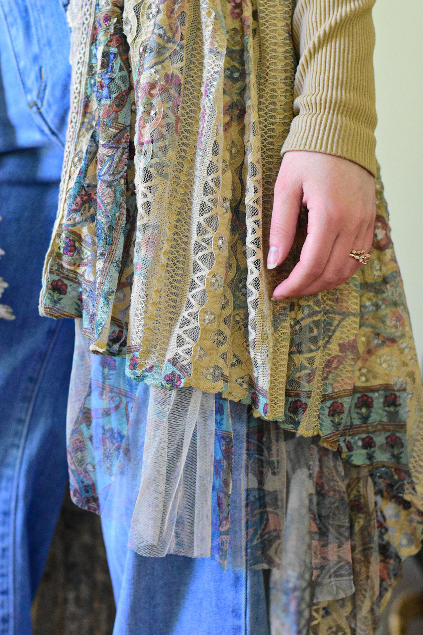 boho, bohemian, boho chic, vest, hippie vest, open hippie vest, free people inspired, lace vest, hippie fashion