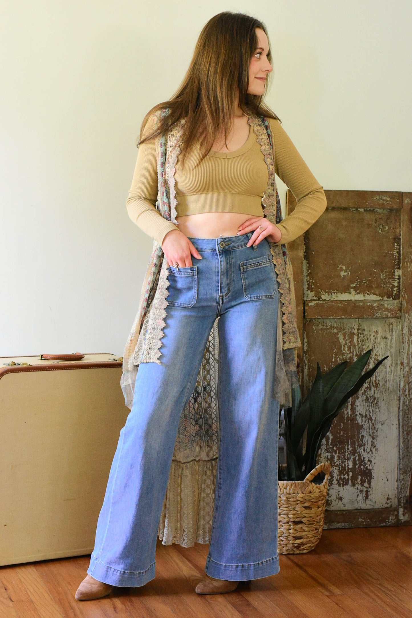 boho, bohemian, boho chic, vest, hippie vest, open hippie vest, free people inspired, lace vest, hippie fashion