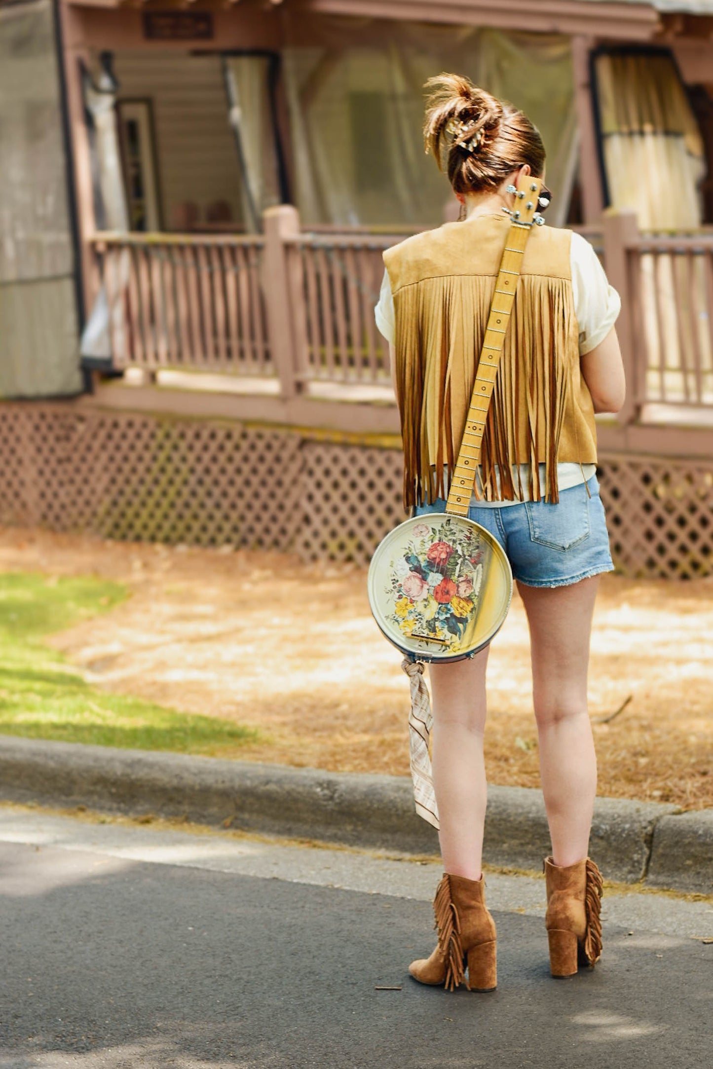 fringe vest, western vest, cowgirl vest, hippie vest, hippie style, suede vest, festival, coachella, stagecoach