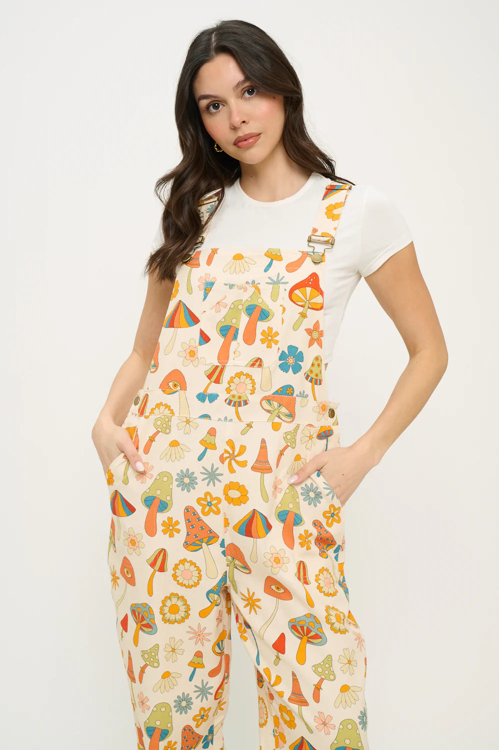 Groovy Mushroom Overalls