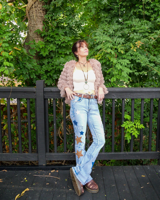 Starry Patch Jeans