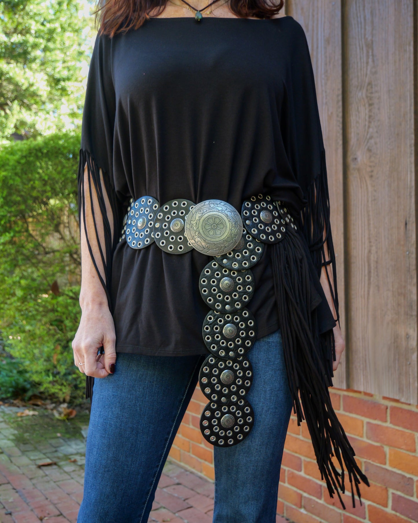 Three Bird Nest Fringe Top