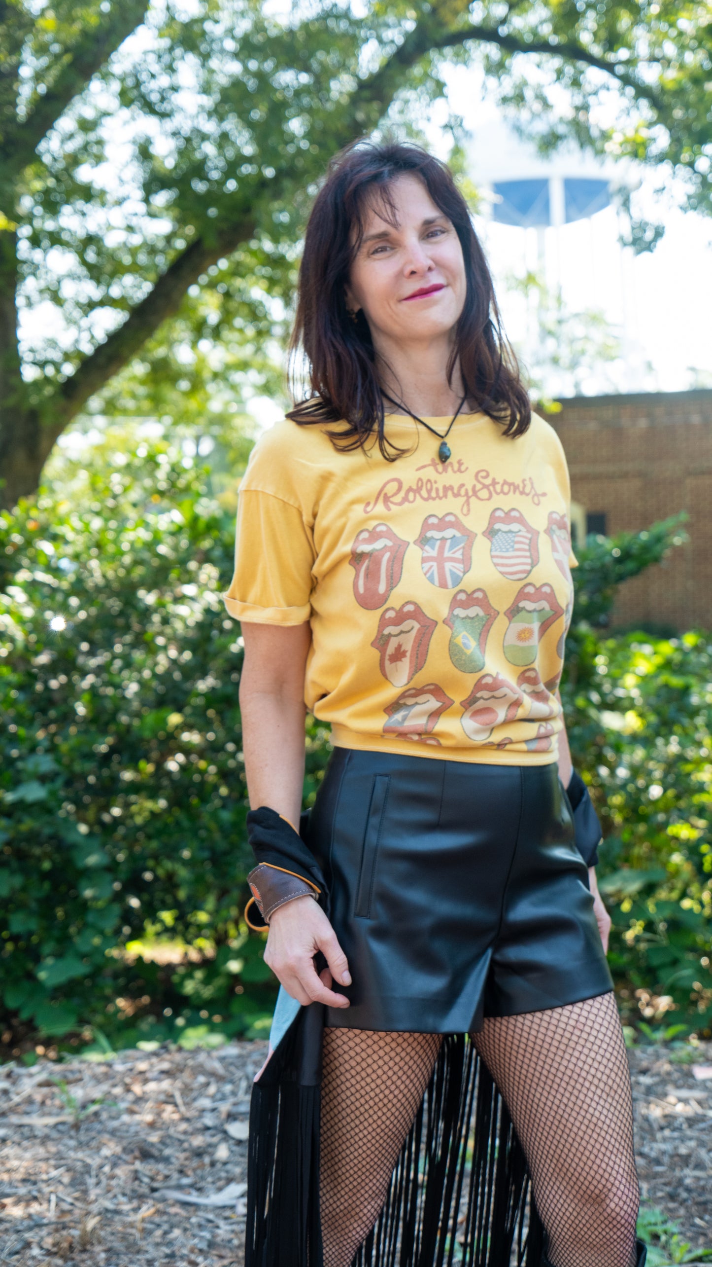 Faux Leather Shorts