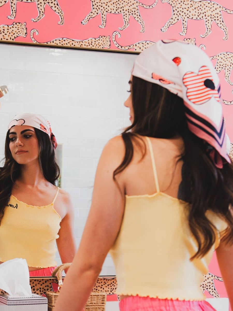 Flower Power Large Silk Scarf