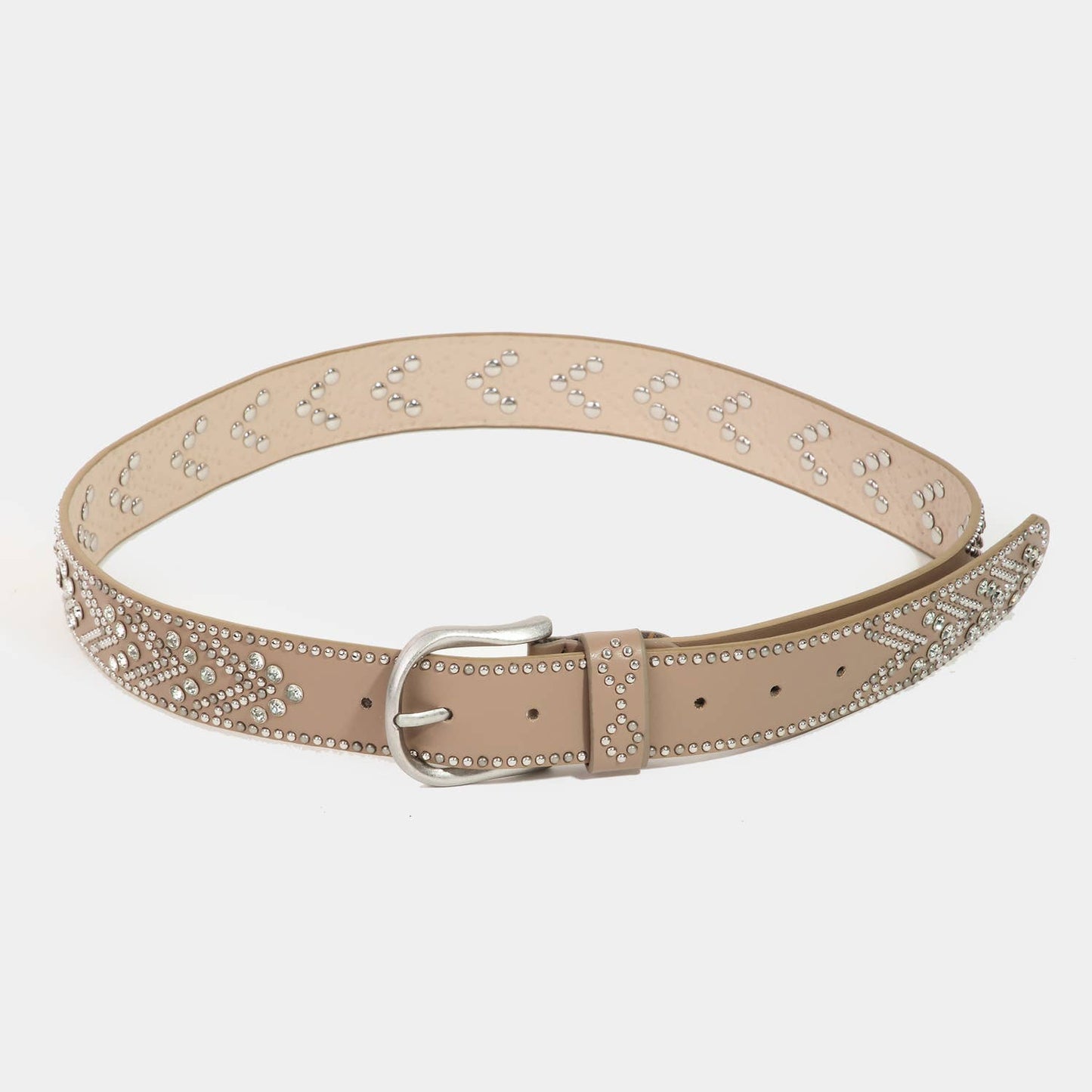 Rhinestone Studded Belt