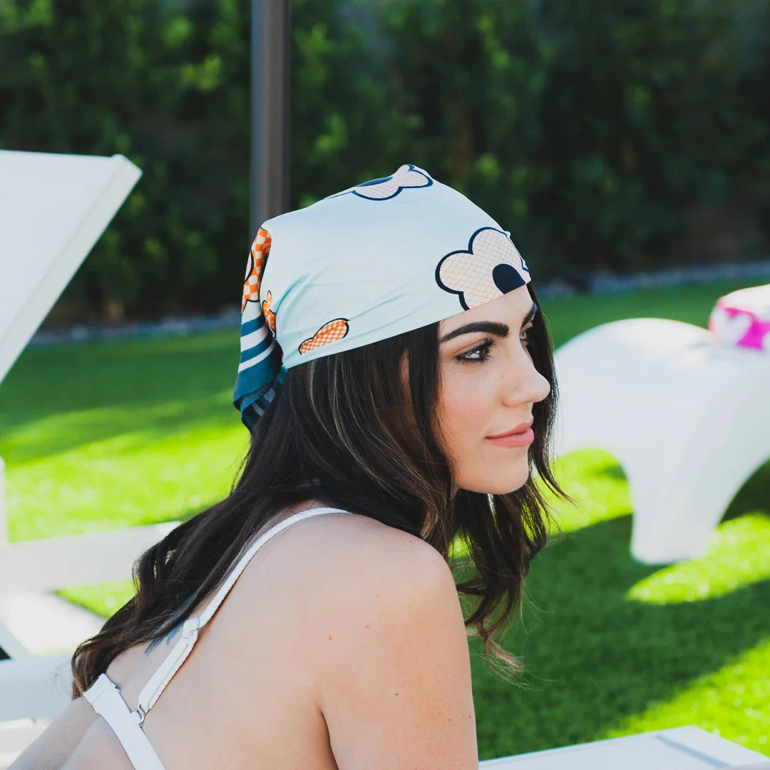 Flower Power Large Silk Scarf