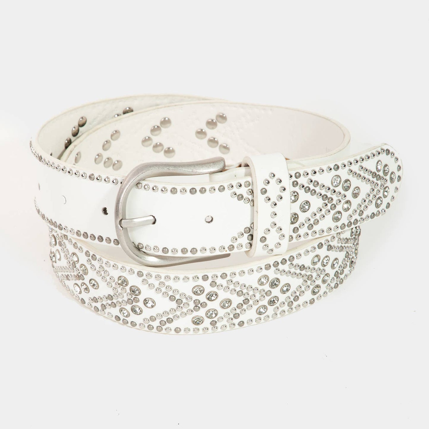 Rhinestone Studded Belt