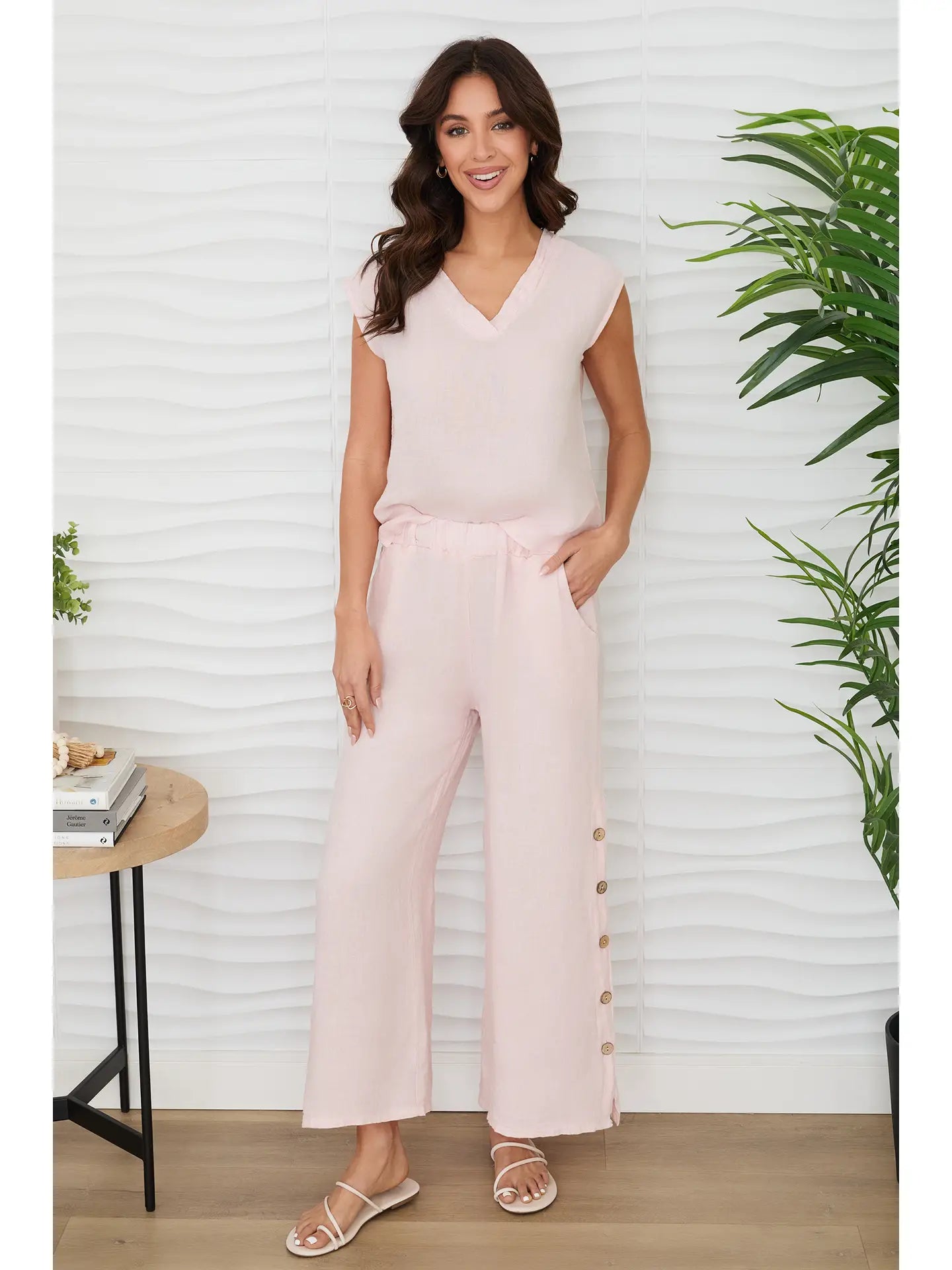 Boho Linen Top