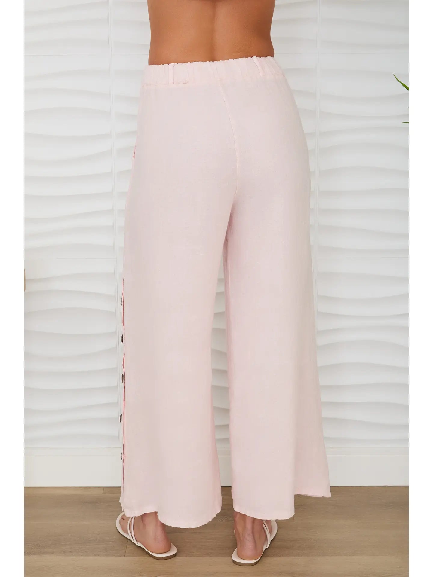 Linen Drift Palazzo Pants