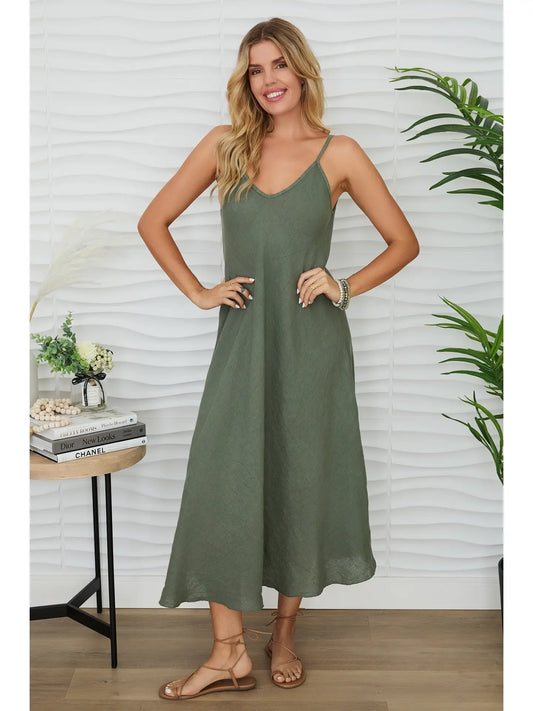 Wild Fern Maxi Slip