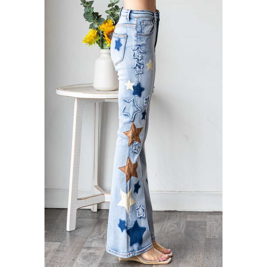 Starry Patch Jeans