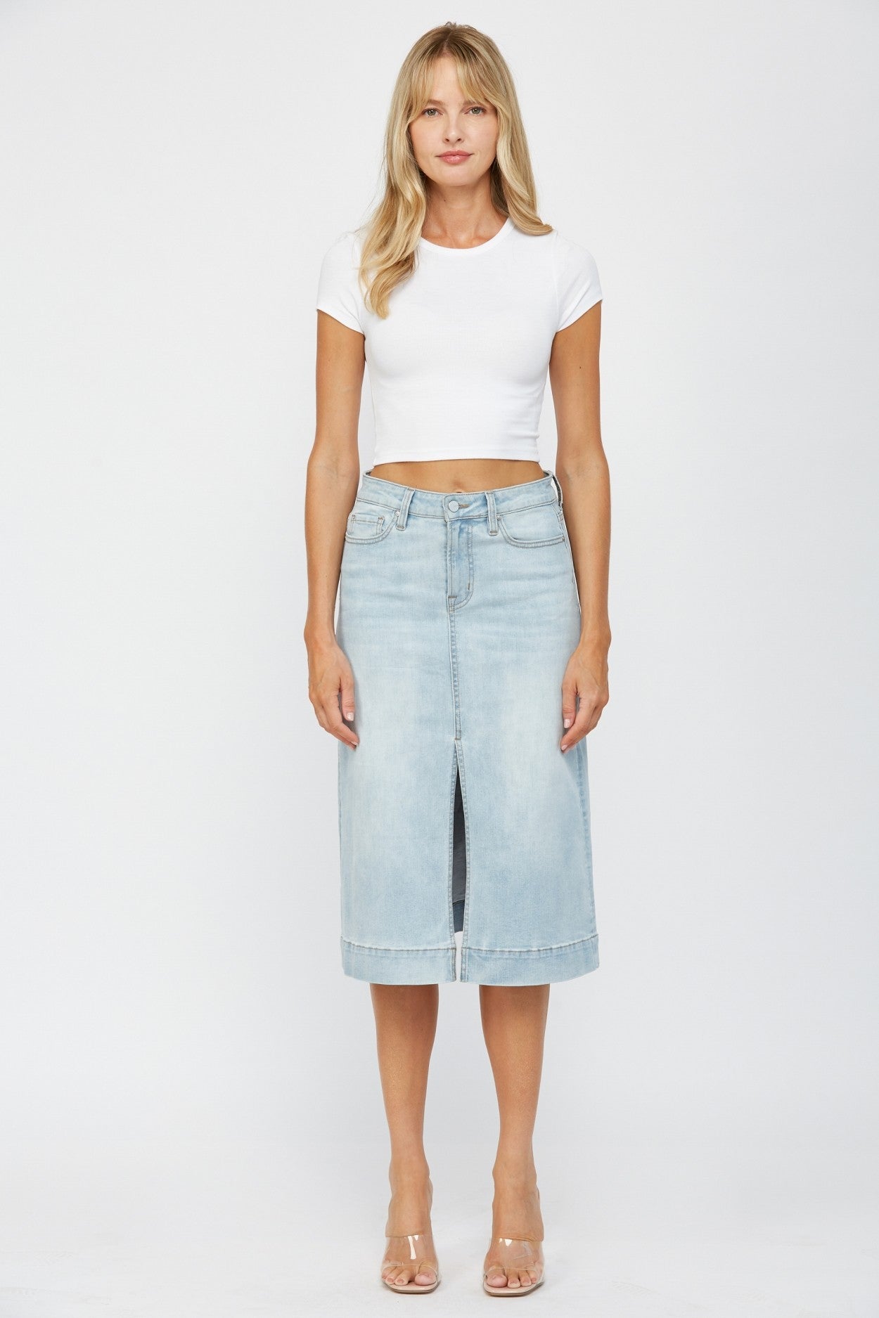 The Pelagios Denim Skirt