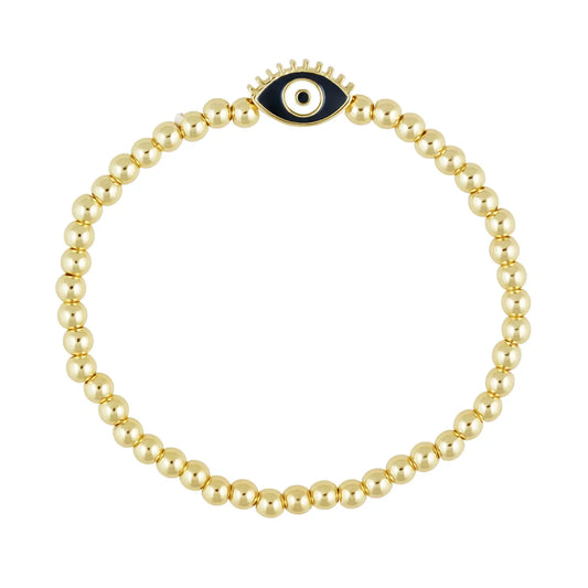 Beaded Evil Eye Bracelet