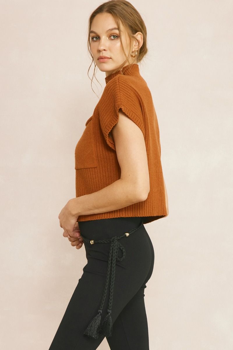Out Of Pocket Knit Top