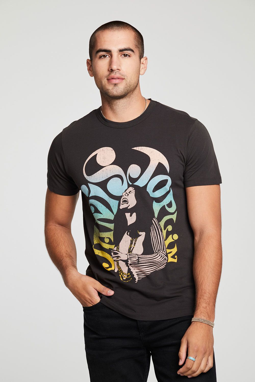 Janis Joplin Poster Men's Tee