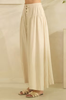Oatmeal Wide Leg Pants