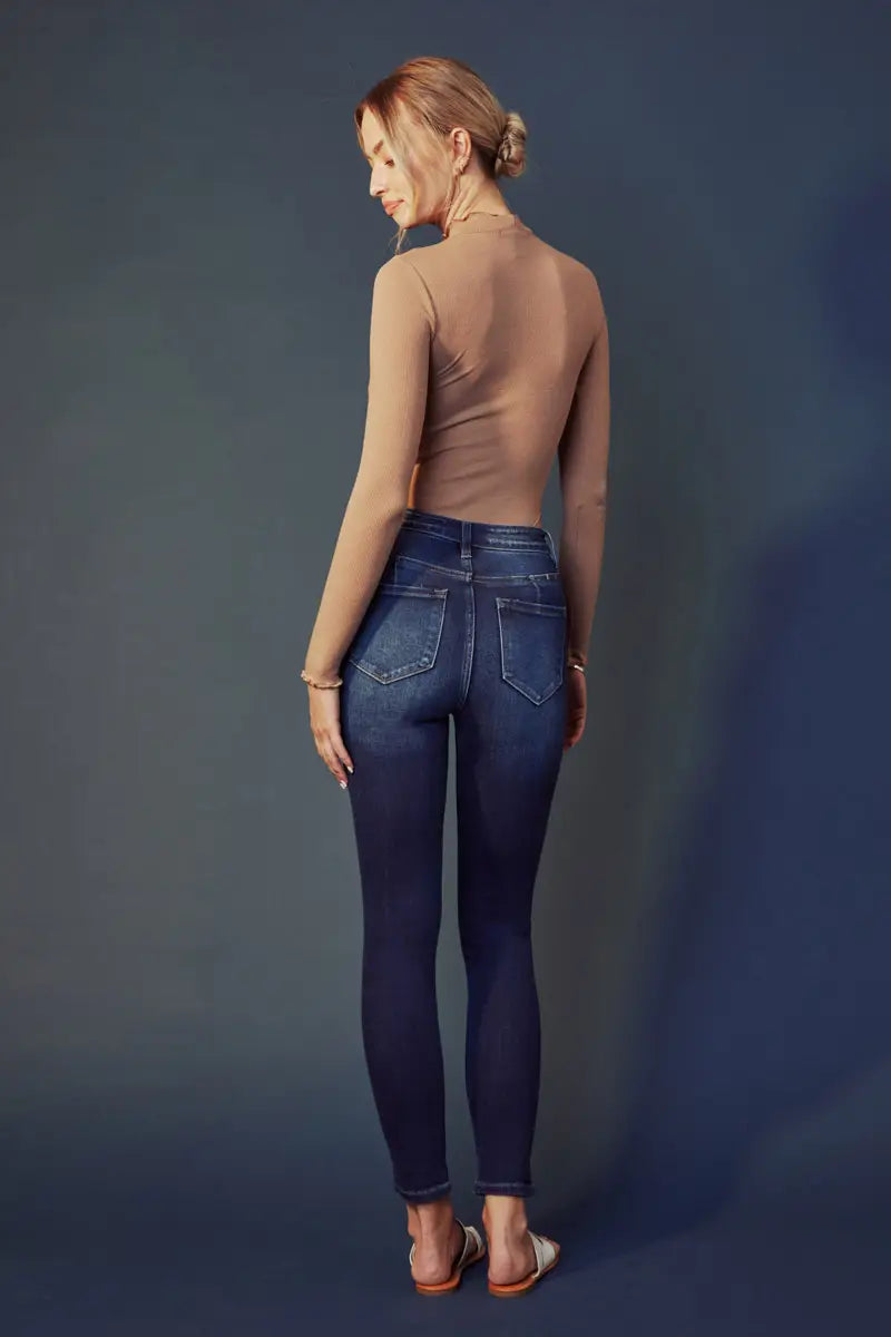 Kan Can High Rise Super Skinny Jeans
