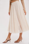 tulle skirt, soft tulle, ivory tulle, boho chic, women's fashion, bachelorette skirt, soft ivory