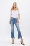The Moscato Crop Flare Jeans
